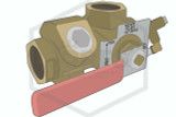 Test and Drain Valve with Pressure Relief | AGF® Model 1011A | 1 in. NPT | 3/8 in. Orifice | 2.8K