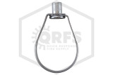 Swivel Ring | 1-1/2 in. | 3/8 in. Rod | Pre-Galvanized | 300 lbs. Max. Load | Side A