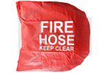 Cover for 26 in. Hose Reels | Fabric Reinforced PVC | Red w/ White Lettering | QRFS™ | Hero