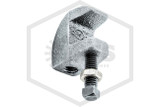Top Beam Clamp | 3/8 in.-16 | Galvanized | 500 Top/250 Bottom Load lbs. | Bottom