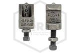 Top Beam Clamp | 1/2 in.-16 | Black | 950 Top/750 Bottom Load lbs. | Front and Back