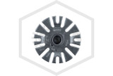 Viking™ VK470 Pendent Sprinkler | Residential | 3.0K | Chrome | 175F | 17147FD | QRFS™ | Deflector