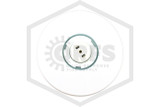 Viking™ VK426 Flush Institutional Pendent Sprinkler | QR | 5.6K | White | 165F | 19663MC/W | QRFS™ | Front Assembled w/ 4in. Escutcheon