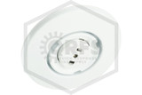 Viking™ Flush Institutional Escutcheon | Painted White | 1/2 in. Sprinkler | 23196M/W | QRFS™ | Pair