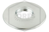 Viking™ Flush Institutional Escutcheon | Polished Chrome | 4 in. OD | 1/2 in. Sprinkler | 23197F | QRFS™ | Front
