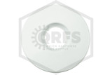 Viking™ Flush Institutional Escutcheon | Painted White | 4 in. OD | 1/2 in. Sprinkler | 23197M/W | QRFS™ | Top