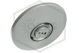 Viking™ Flush Institutional Escutcheon | Painted Grey | 4 in. OD | 1/2 in. Sprinkler | 23197M/RAL9006 | QRFS™ | Assembled
