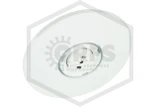 Viking™ VK650 Institutional Pendent Sprinkler | Extended Coverage | QR | 5.6K | White | 205F | 19876ME/W | QRFS™ | Assembled w/ 4in. Escutcheon