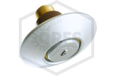Tyco™ TY3382 RAVEN Flush Institutional Horizontal Sidewall Sprinkler | Grey | Extended Coverage | QR | 1/2 in. | 5.6K | 165F | 50-317-9-165 | QRFS™ | Assembled with Style F Escutcheon