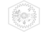 Reliable™ RA1325 Upright Sprinkler | SR | 5.6K | Chrome | 200F | F56U2CN | Deflector