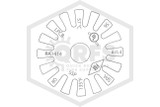 Reliable™ RA1414 Pendent Sprinkler | QR | 5.6K | White | 135F | F1FR56P0WN | QRFS™ | Deflector
