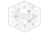 Reliable™ RA1414 Pendent Sprinkler | QR | 5.6K | White | 286F | F1FR56P3WN | QRFS™ | Deflector