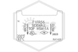 Reliable™ RA1435 Horizontal Sidewall Sprinkler | QR | 5.6K | White | 200F | F1FR56H2WN | QRFS™ | Deflector