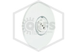 Viking™ VK651 Institutional Horizontal Sidewall Sprinkler | QR | 5.6K | White | 205F | 22884ME/W | QRFS™ | Assembled w/ 4 in. Escutcheon