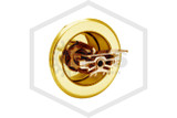 Tyco™ TY3332 HSW Sprinkler | QR / SR | 5.6K | Brass | 155F | 50-376-1-155 | Hero PH