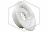 Two Piece Escutcheon | FPPI | Threaded Recessed | White | 3/4 in. Sprinkler | Hero