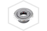 Retrofit Two Piece Escutcheon | FPPI | Recessed | Chrome | 1/2 in. Sprinkler | Hero