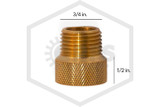 Sprinkler Extension | FPPI | Brass | 1/2 in. Length x 3/4 in. NPT | Hero
