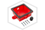 Alarm Bell Back Box | FPPI | 6-10 in. Bells | ABS Plastic | Weatherproof Airtight Seal! | Assembly