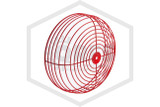 Alarm Bell Wire Guard | FPPI | 6-10 in. Bells | Diameter | Red | Hero