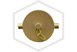 Brass Plug and Chain | FPPI | 2-1/2 in. NST | Cast Brass | Top