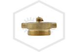 Brass Plug and Chain | ASC | 1-1/2 in. NST | Cast Brass | Side