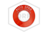 FDC Identification Plate | FPPI | 4 in. | Round | Auto Spkr | Red | Front
