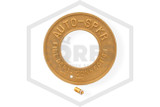 FDC Identification Plate | FPPI | 4 in. | Round | Auto Spkr | Cast Brass | Front