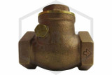 Swing Check Valve | FPPI | 3/4 in. NPT x NPT | Brass | 250 PSI | Side