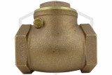 Swing Check Valve | FPPI | 1-1/2 in. NPT x NPT | Brass | 250 PSI | Alt Side