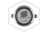 Brass Cap and Chain | FPPI | 2-1/2 in. NST | Polished Chrome | Bottom