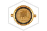 Aluminum Cap and Chain | ASC | 2-1/2 in. NST | Cast Brass | Bottom