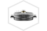 Brass Cap and Chain | FPPI | 1-1/2 in. NST | Polished Chrome | Side