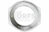 Pipe Wall Plate | FPPI | Plastic | Chrome | 5 in. IPS | 5-5/8 in. Inner Diameter | Bottom