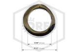 Pipe Wall Plate | FPPI | Plastic | Chrome | 5 in. IPS | 5-5/8 in. Inner Diameter | Dimensions