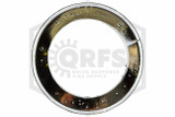 Pipe Wall Plate | FPPI | Plastic | Chrome | 6 in. IPS | 6-3/4 in. Inner Diameter | Bottom