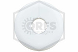 Pipe Wall Plate | FPPI | Plastic | White | 1/2 in. IPS | 7/8 in. Inner Diameter | Hero