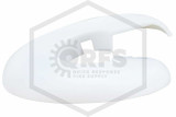 Pipe Wall Plate | FPPI | Plastic | White | 1/2 in. IPS | 7/8 in. Inner Diameter | Split