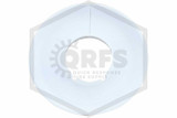 Pipe Wall Plate | FPPI | Plastic | White | 1 in. IPS | 1-1/4 in. Inner Diameter | Bottom