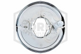 Pipe Wall Plate | FPPI | Metal | Chrome | 1/2 in. IPS | 7/8 in. Inner Diameter | Bottom
