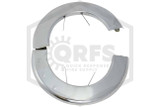 Pipe Wall Plate | FPPI | Metal | Chrome | 4 in. IPS | 4-5/8 in. Inner Diameter | Uncoupled