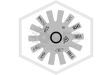 Reliable™ RA6212 Pendent Sprinkler | SR | 8.0K | Brass | 135F | A2131134S8