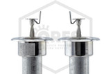 Reliable™ R5734 Dry Horizontal Sidewall Sprinkler | 6 in. | QR | 5.6K | Recessed Escutcheon | Chrome | 200F | H005210600