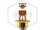 Reliable™ R5734 Dry Horizontal Sidewall Sprinkler | 18 in. | QR | 5.6K | Recessed Escutcheon | Brass | 155F | H002111800