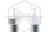 Reliable™ R5734 Dry Horizontal Sidewall Sprinkler | 6 in. | QR | 5.6K | Recessed Escutcheon | White | 155F | H002080600