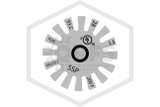 Reliable™ RA1311 Pendent Sprinkler | SR | 2.8K | Chrome | 200F | F28P2CN 