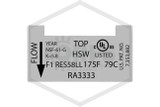 Reliable™ RA3333 Horizontal Sidewall Sprinkler | FR | 5.8K | Brass | 175F | 58H5BLL