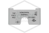 Victaulic™ V3611 Horizontal Sidewall Dry Sprinkler | Recessed | SR | Black | 155F | Deflector