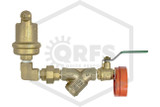 Automatic Air Vent Valve with Cap | 1/2 in. with 8 in. Cap | Brass | 700-500-00160