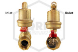 Automatic Air Vent with Adjustable Purge Valve | 1 in. | Brass | 700-500-00180 | Connections